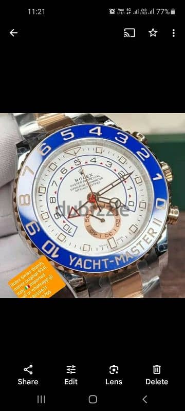 Rolex yachtmaster 2 mirror italy  imported  whatsapp 01142249766 3