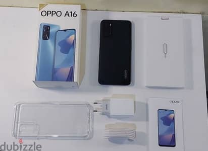 موبايل oppo A16 للبيع بحاله ممتازه