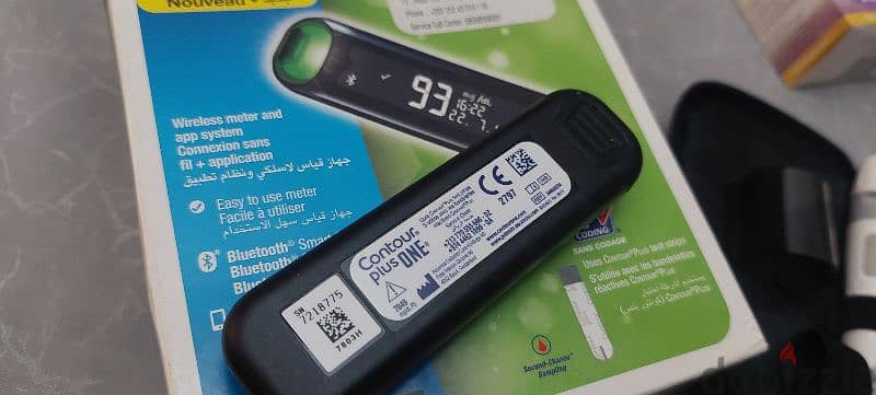 contour plus one blood glucose measurement system. 1