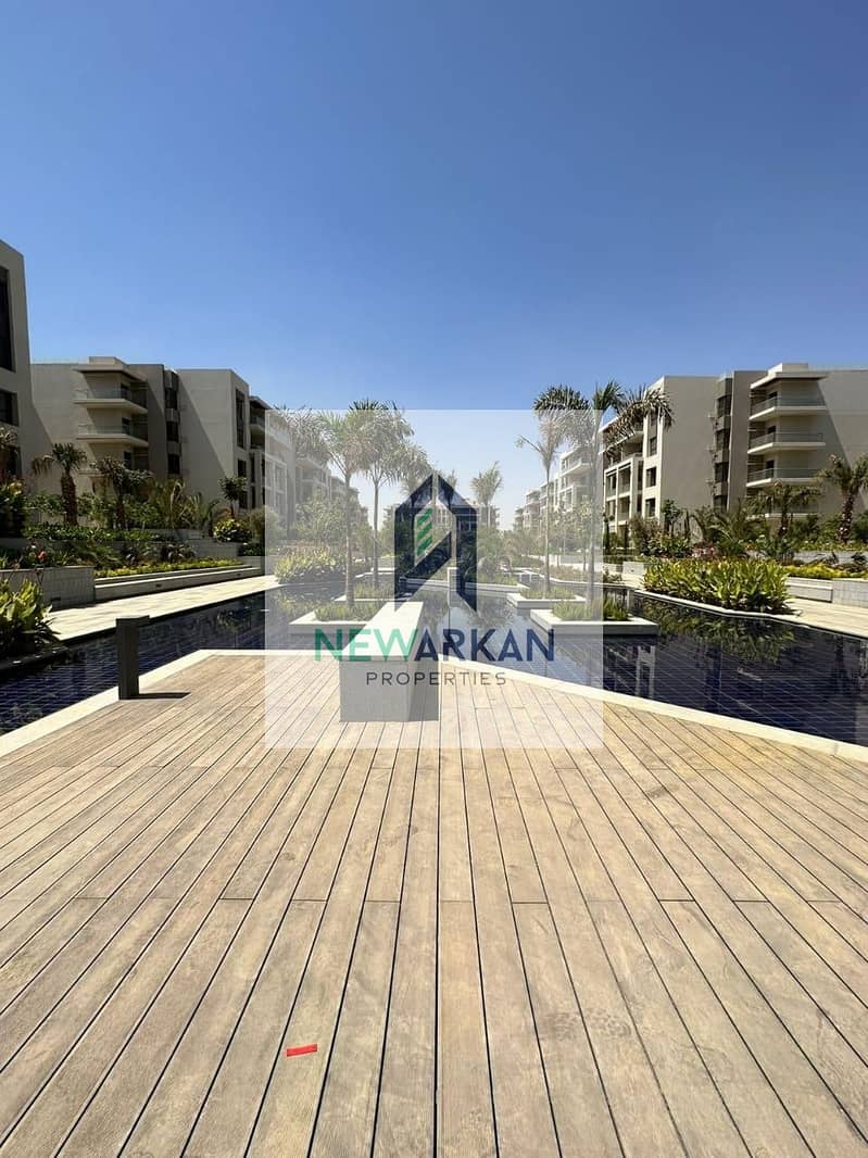 From the owner pay 50% and receive apartment164M finished in a fully serviced compound in Sheikh Zayed one minute from Hyper 1