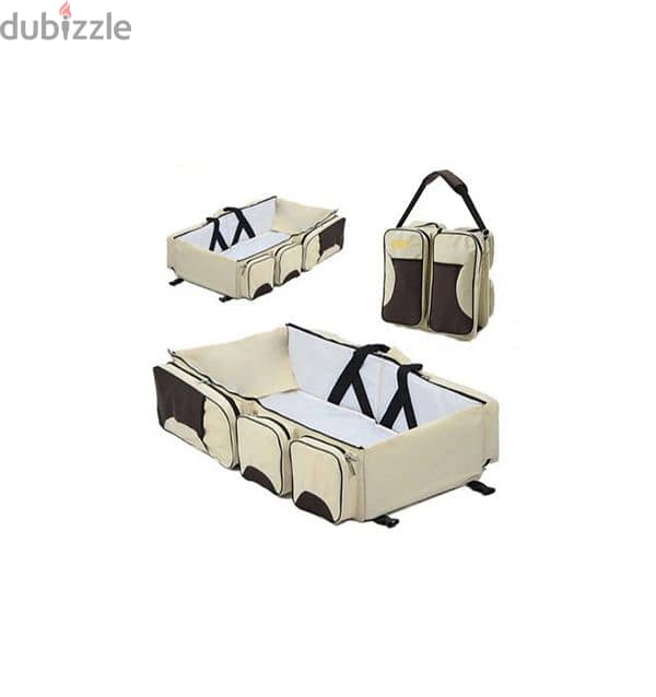 baby bag and bed شنطة بيبي تفتح سرير بيبي 0