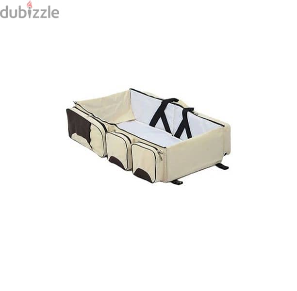 baby bag and bed شنطة بيبي تفتح سرير بيبي 1