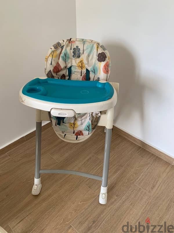 High chair & bed for babies 1