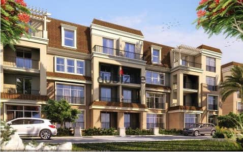 Apartment 156m with a fantastic discount in Lagoon View in Sarai Compound, New Cairo