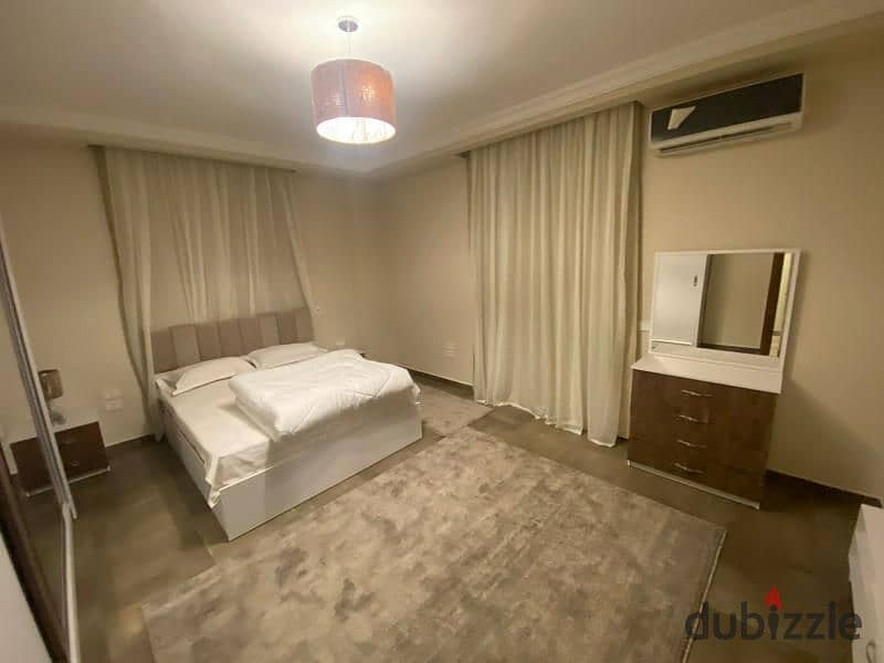 Furnished apartment for rent, 16th District, Sheikh Zayed, ultra modern finishing, With air-conditioned 7