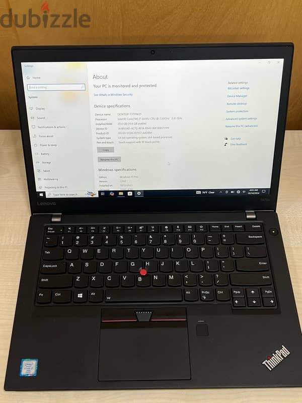 Thinkpad T470s 1