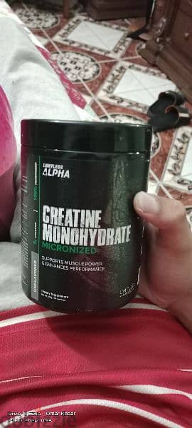 limtless alpha creatine monohydrate 1