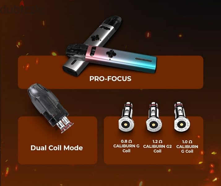 'الشمروخ ' يوويل كاليبورن اكسبلورر 32 واط  Uwell Caliburn Explorer Pod 3