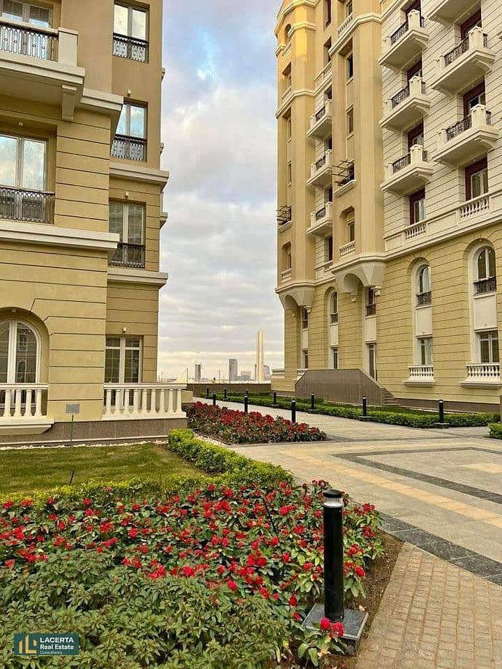 130 sqm apartment for sale in Garden City, Administrative Capital, immediate receipt and finished with modern finishing 2