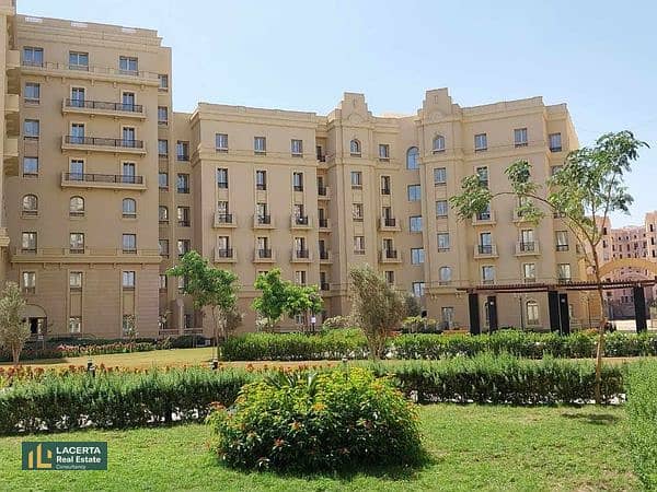 apartment for sale in New Garden City, R5 area, New Administrative Capital, with Ultra Super Lux finish and air conditioning. 1