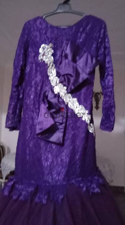 engagement  dress purple