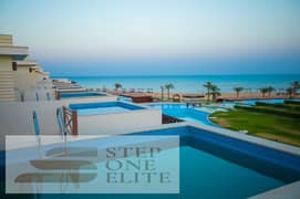 ready to move a chalet for sale (3 rooms) directly on the sea in Blue Blue, Ain Sokhna 0