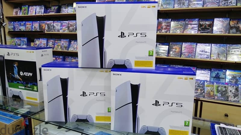 بلايستيشن 5 النسخه الكامله سلم جديد PS5 قسط وكاش Playstation 5 3