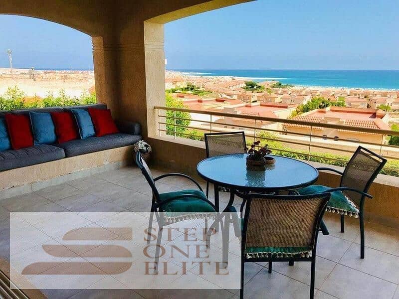 Chalet for sale, 108 sqm, in Telal Ain Sokhna, directly on the sea ((lowest price)) 5