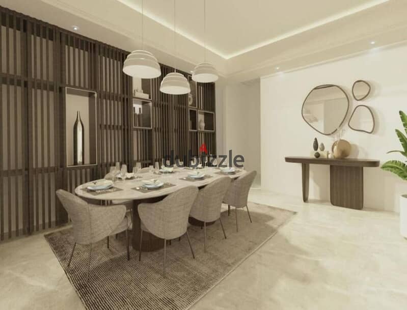 A 220 sqm apartment with hotel-standard finishing located in the heart of Sheikh Zayed, directly in front of Zed Towers by Sawiris, and next to Hyper 14