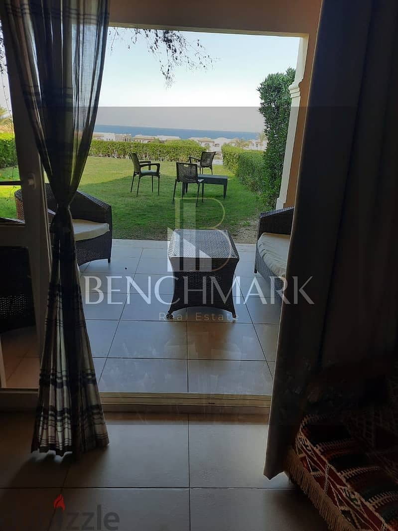 Chalet 120m with Garden 60m for sale in La Vista 6 Ain Sokhna fully finished and immediate delivery ready for inspection, 5 km after porto sokhna 4