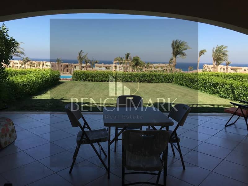 Chalet 120m with Garden 60m for sale in La Vista 6 Ain Sokhna fully finished and immediate delivery ready for inspection, 5 km after porto sokhna 5