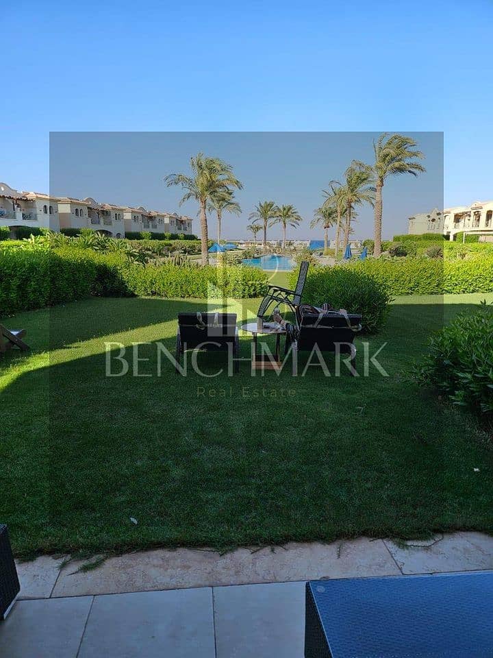 Chalet 120m with Garden 60m for sale in La Vista 6 Ain Sokhna fully finished and immediate delivery ready for inspection, 5 km after porto sokhna 6