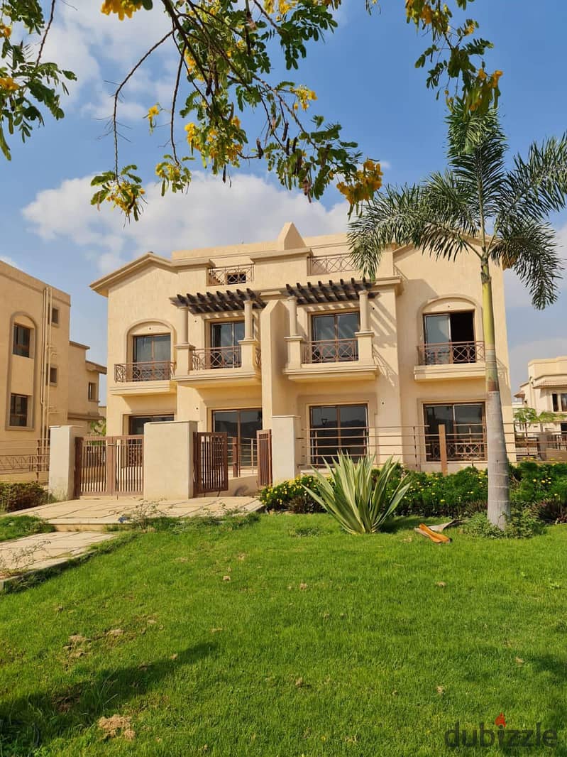 villa (e3 )for sale in madinaty , of Wide Garden View and a total less than the company with 24 million 4