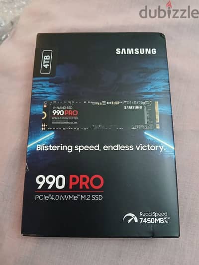 Samsung 990 Pro 4tb M. 2 Ssd new unopened