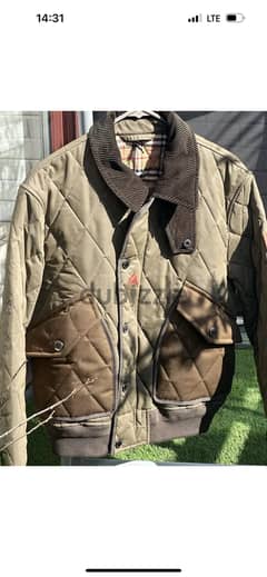 Olive Green Burberry Jacket ( New ) 0