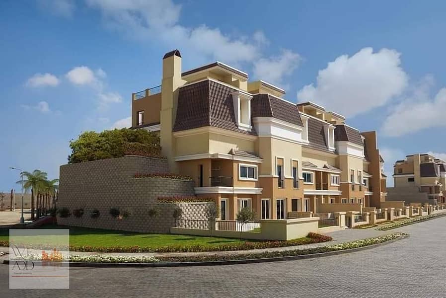 بمقدم مليون و200 الف تقدر تمتلك S Villa مساة 212م بالسعر القديم تكملة اقساط في كمبوند سراي Sarai بالقاهرة الجديدة 2