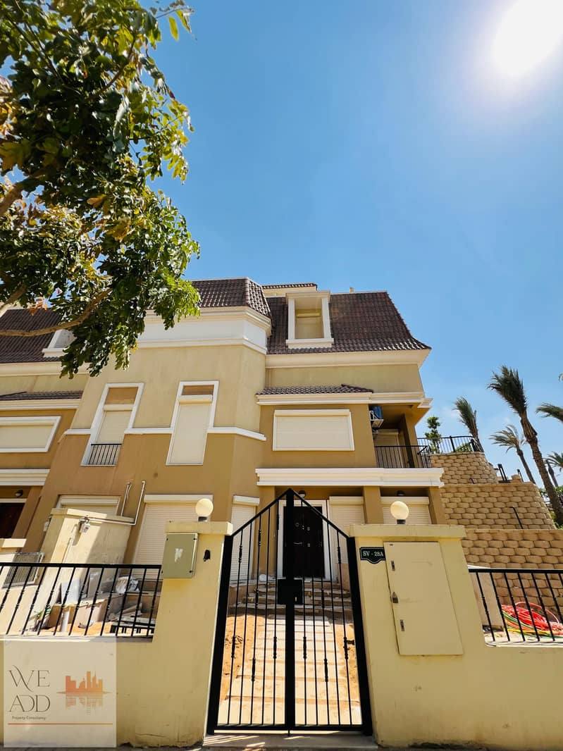 S Villa resale, a bargain, for 1,150,000, in Sarai Compound on Suez Road in New Cairo, 212 m with a 63 m garden 9