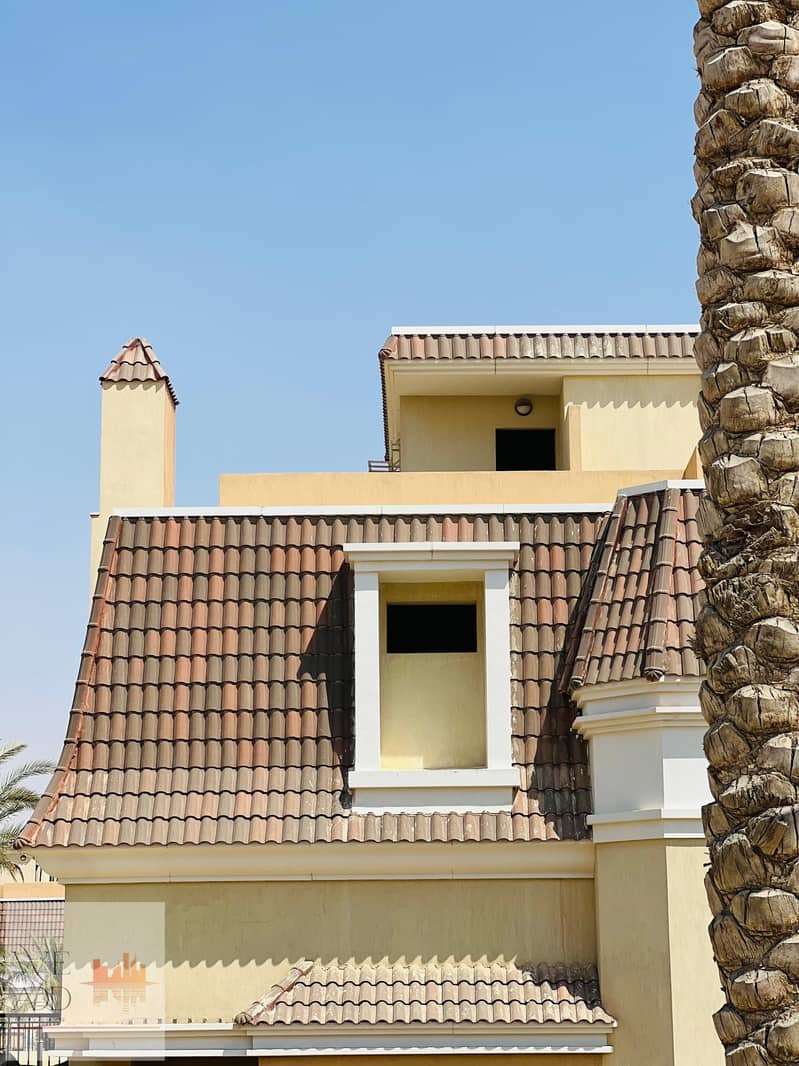 S Villa ريسيل لقطة باوفر مليون و 150 الف بكمبوند سراي Sarai على طريق السويس بالقاهرة الجديدة 212م بجاردن 63م 10