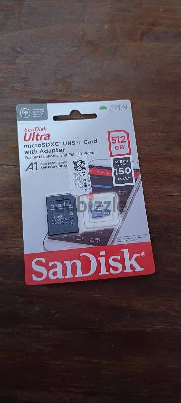 كارت ميموري SanDisk 512 g للبيع