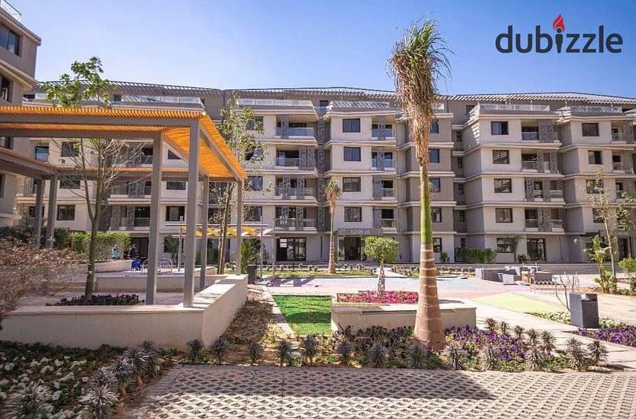 Immediate delivery, fully finished apartment with the lowest down payment and longest payment period in Badya Palm Hills Compound, 6 October 1