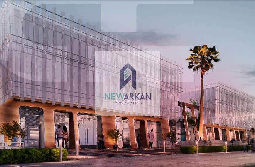 Office for sale with 330K advance, on Waslet Dahshur in Sheikh Zayed, near to Mall of Arabia 1