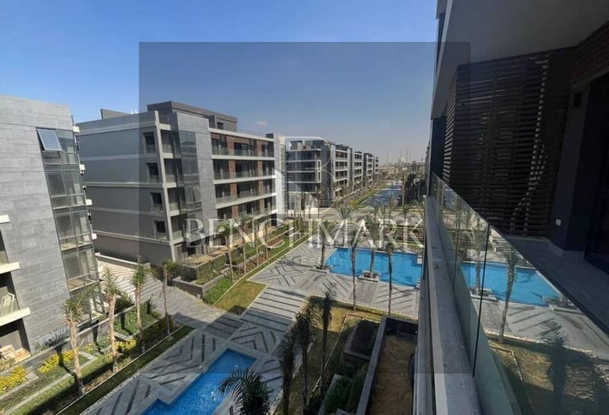 Typical apartment 200m for sale in La Vista El Patio Oro compound the heart of the Fifth Settlement New Cairo in installments over 6 years 18