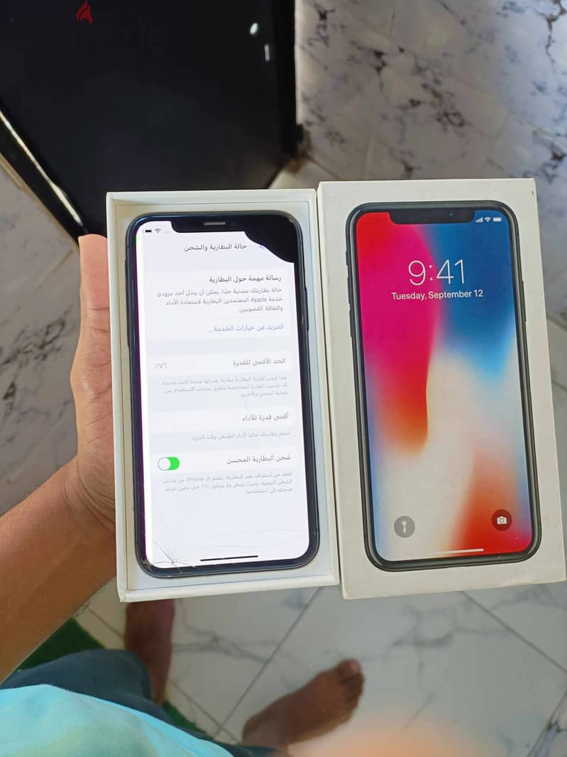 IPhone x 64 giga متفتحش قبل كده السعر مفهوش فصال 1