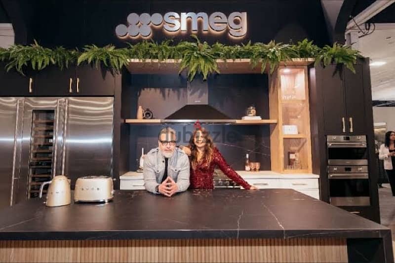 SMEG  ثلاجة سميج الايطالية  side by side fridge / freezer 3