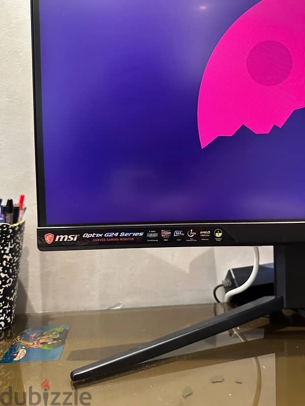 new pc + monitor msi curved 5