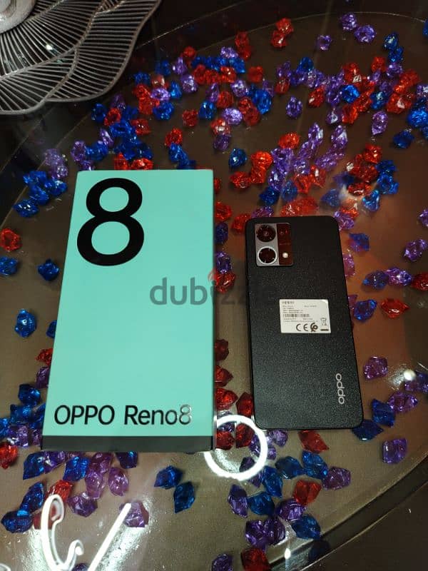 oppo reno 8 بكل حاجته كالجديد 3