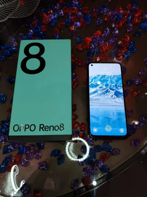 oppo reno 8 بكل حاجته كالجديد 7