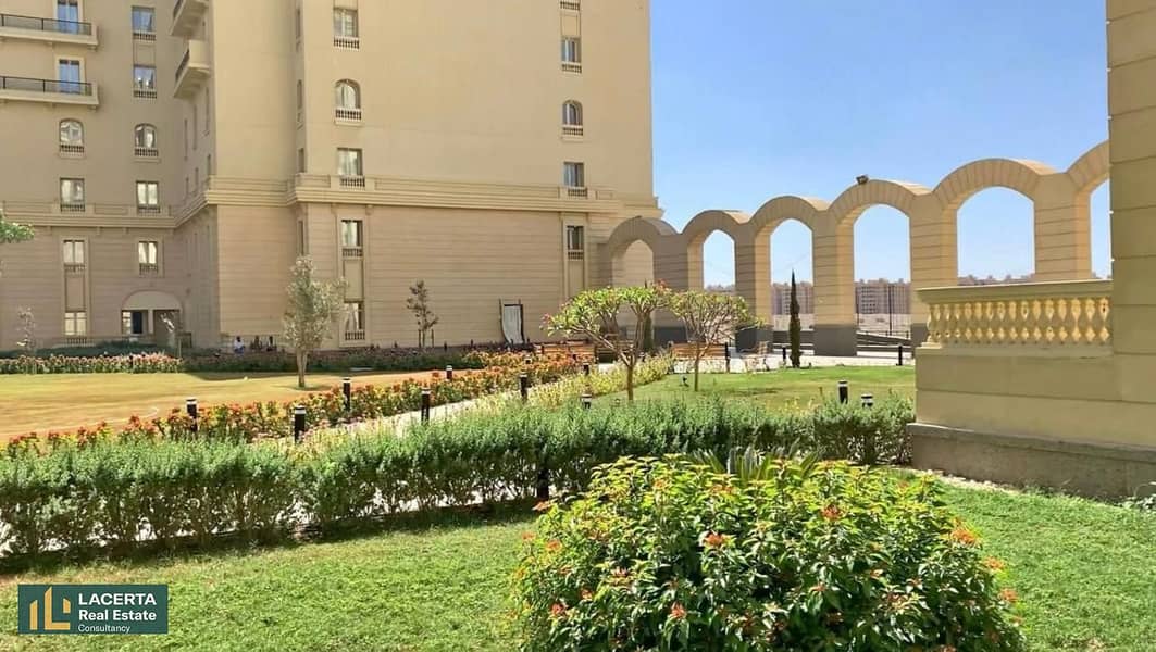 apartment in garden city new capital R5  behind capital heights and LA vista city  near al maqsed compound 3