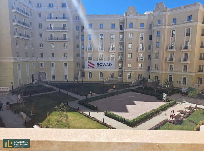 apartment in garden city new capital R5  behind capital heights and LA vista city  near al maqsed compound 5