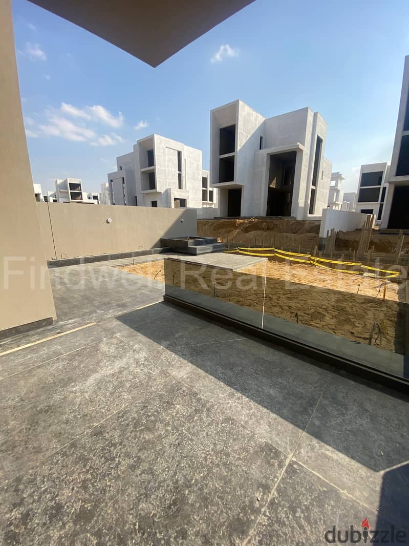 Twin house for sale at Waterway Ready to move New Cairo / The Waterway Compound 4