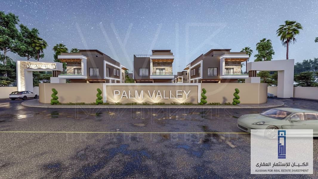 Own your luxury villa with only 10% down payment and installments up to 7 years in Palm Valley 2 Compound 7