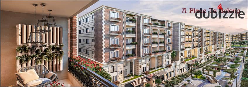 Apartment for sale in Heliopolis, Rock Yard, semi-finished, with landscape view, next to all services. . . | Heliopolis - Sheraton