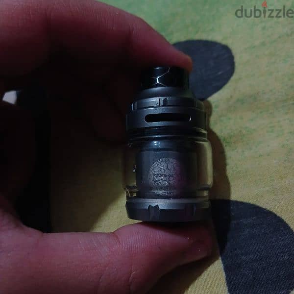 VAPE TANK ZEUS X DUYL KOIL تانك فيب شيشه زويس اكس دويل كويل سلك وقطنه 1