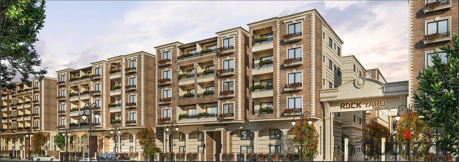 Book your apartment in Heliopolis for 50 thousand in the most luxurious residential complex in Rock Yard Sheraton and in installments without interest 0