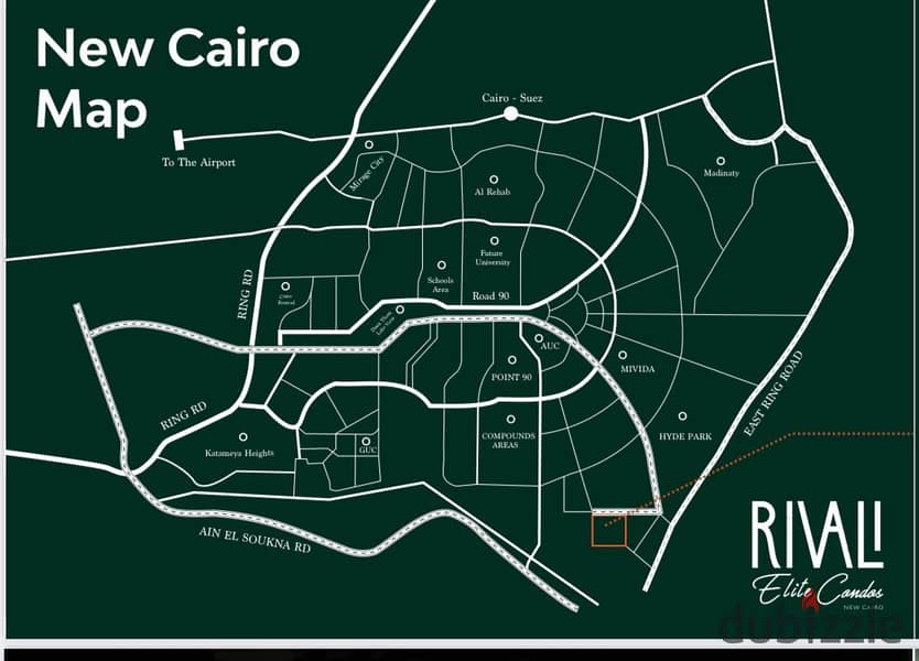 Revali Compound, Fifth Settlement, areas 163.5 meters and a payment period of up to 10 years 3