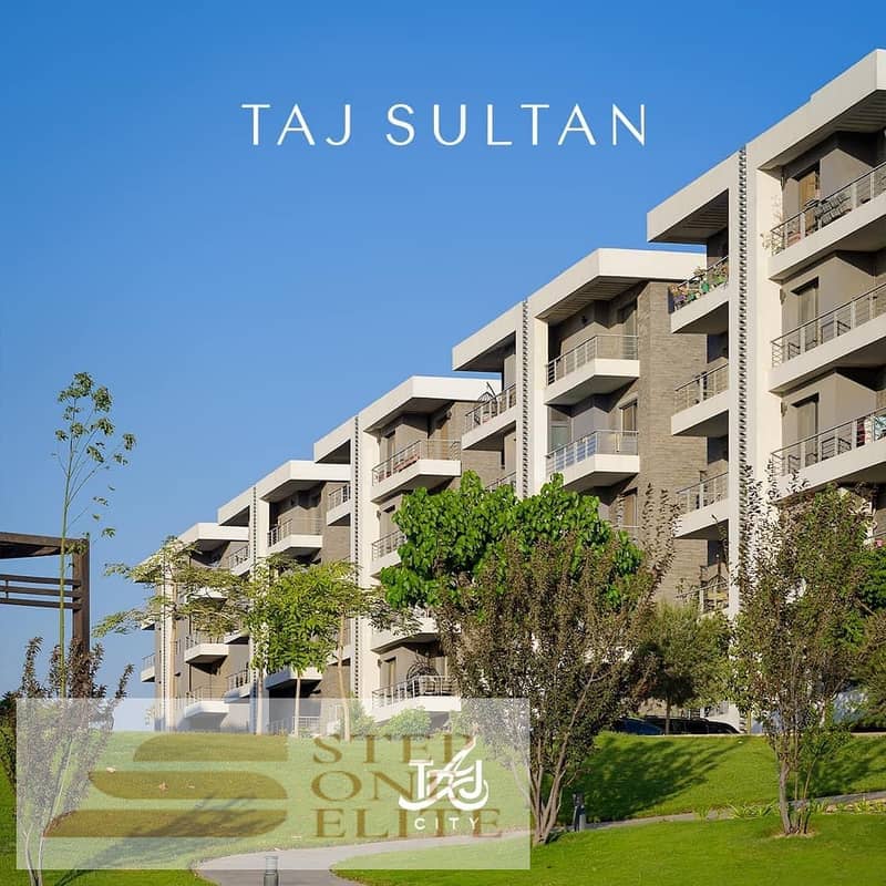 Apartment for sale 208sqm in Taj City Compound, with a distinguished location on the Suez Road and a link to the Ring Road 0