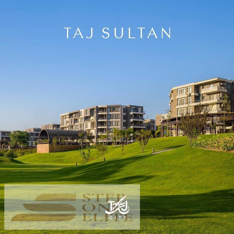 Apartment for sale 208sqm in Taj City Compound, with a distinguished location on the Suez Road and a link to the Ring Road 2