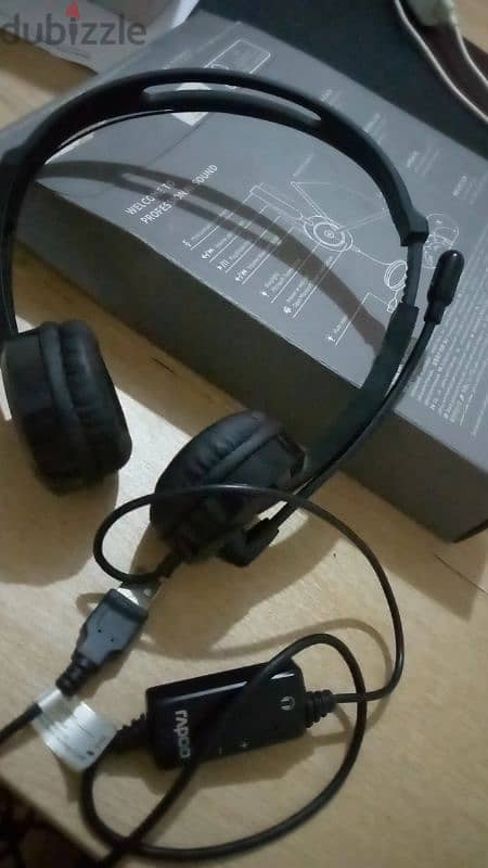 سماعة رأس USB Headset من Rapoo 1