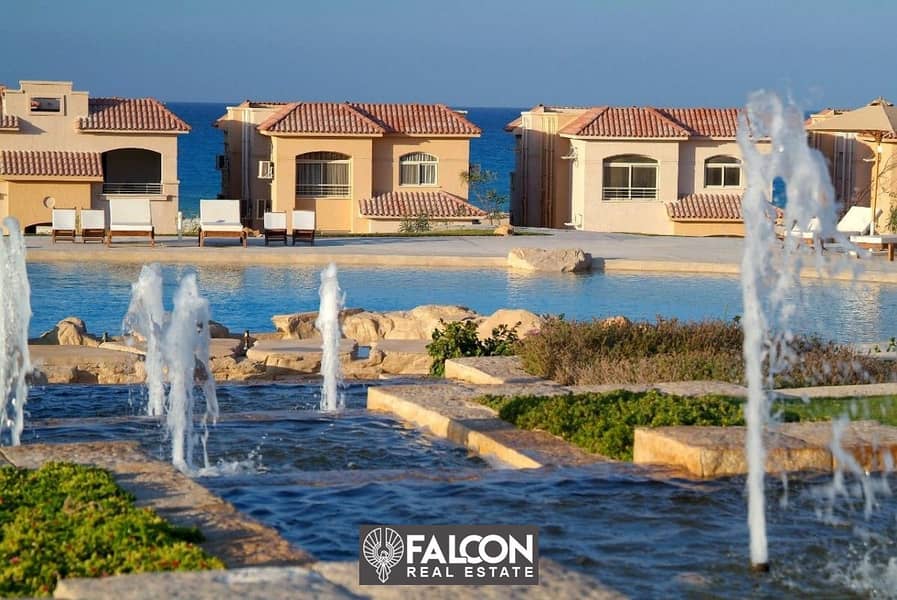 3 bedroom chalet for sale in Telal Shores El Sokhna Village in the most distinguished phase Telal Shores ElSokhna Sea view and Lagoon view 7