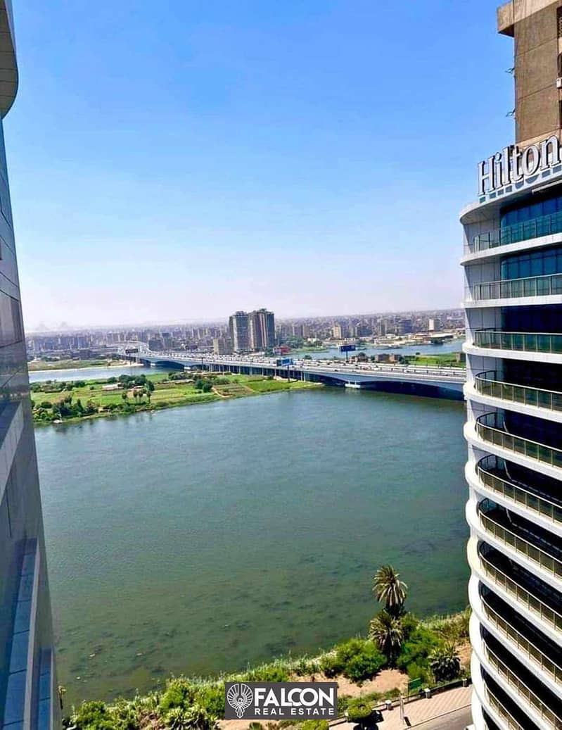 studio 40 m for sale with panoramic nile view 5